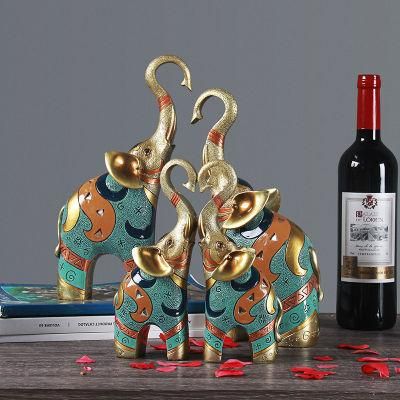 High Quality European Elephant Christmas Decoration Gift Ornament