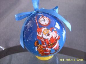Hot Sale 80mm EPS Crystal Christmas Hanging Ball Decoration