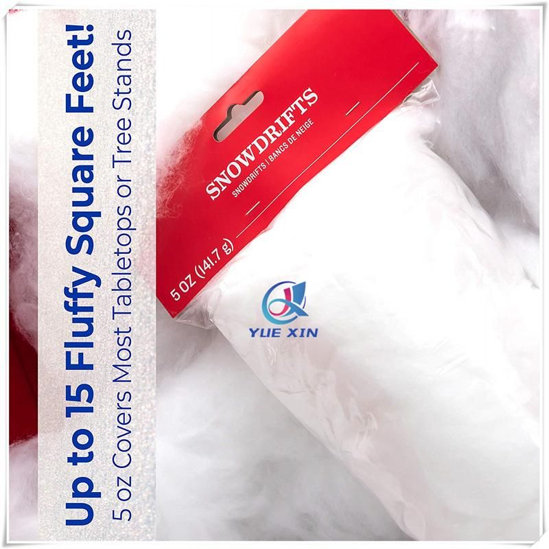 Super Realistic Fake Indoor Snow Blanket Cotton-Like Fluffy Snow