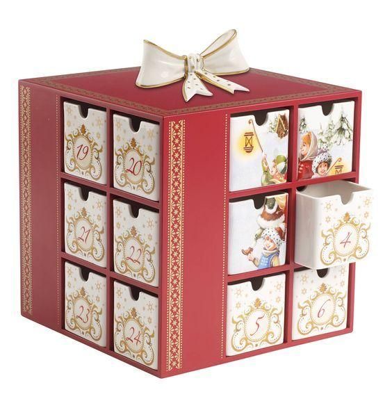 Custom Christmas Advent Calendar Box Empty Custom Luxury Gift Box Is Used for Cosmetics