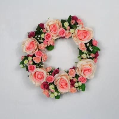 New Style Cheap Fashion Artificial Floral Wreaths for Shop Wall