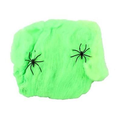 Decorations Cotton Net with Plastic Spider Party Supplies Spider Web