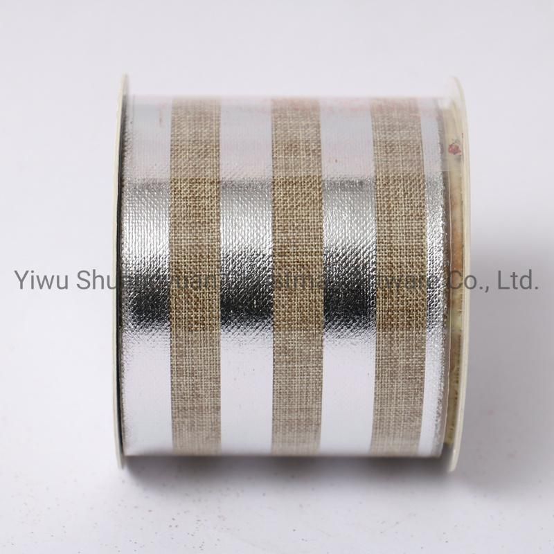 Christmas Ribbon Decor for Holiday Wedding Party Decoration Supplies Hook Ornament Craft Gifts
