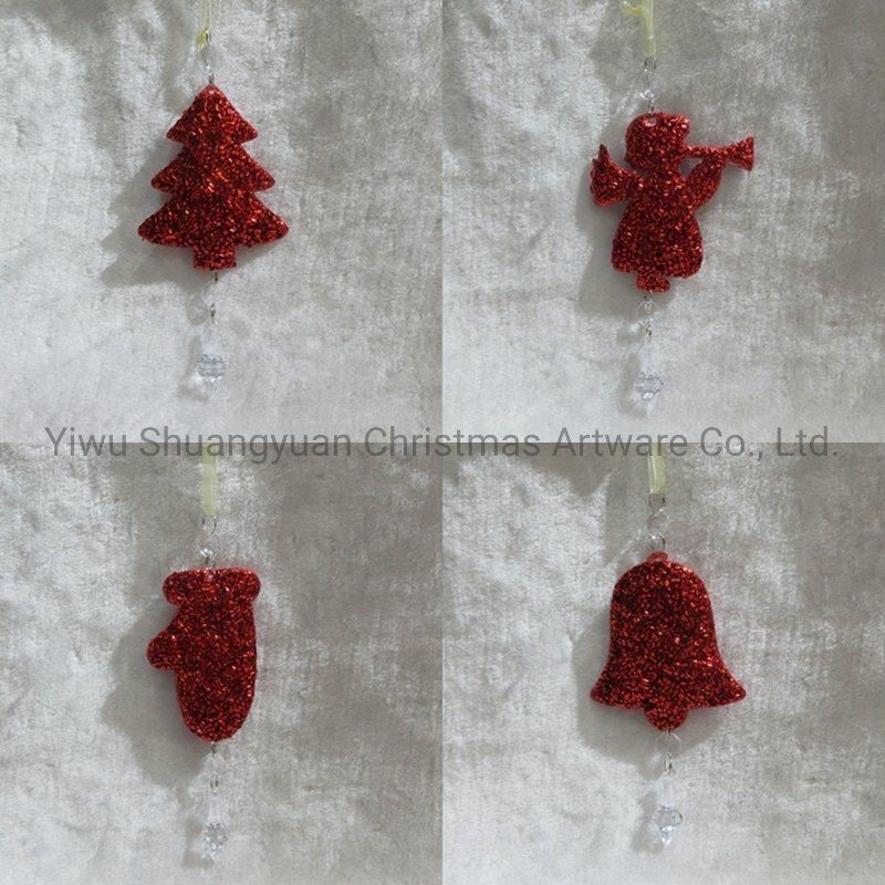 Christmas Hanging Heart Decor for Holiday Wedding Party Decoration Supplies Hook Ornament Craft Gifts
