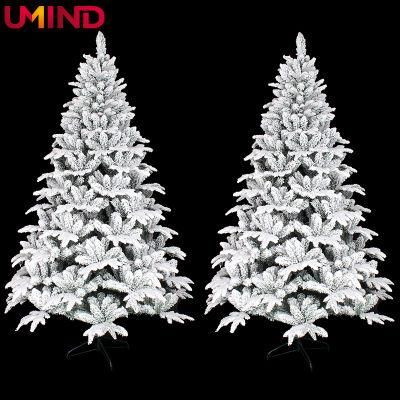 Yh20160 Christmas Decoration Tree PE PVC Snowing Flocking 240cm Christmas Tree Christmas Tree