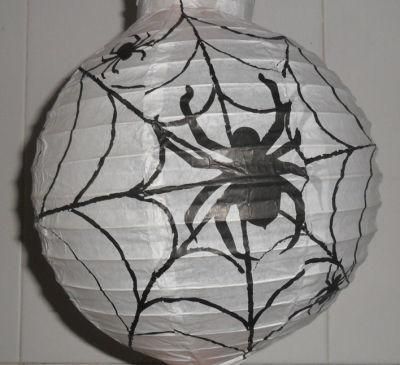 Paper Lanterns Halloween Spider Hanging Paper Lantern for Indoor and Outdoor Decoration