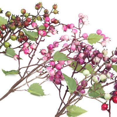 Decoration Christmas Red Artificial Foam Berry Bundle