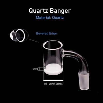 Volcanee High Quality Opaque Bottom Gavel Quartz Banger