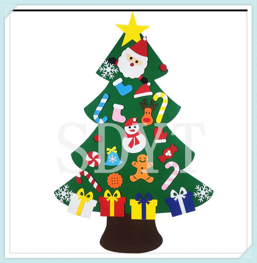 Christmas Party Supplies Felt Christmas Hanging Tree Decoration