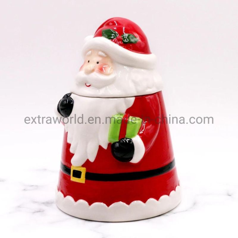 Wholesale Best Selling Christmas Craft Ceramic Sugal Bowl