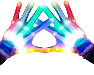 LED Gloves for Christmas Halloween and Other Parties