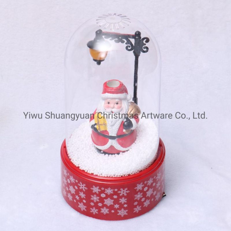 Christmas Santa Home Decoration Snowglobe with Light