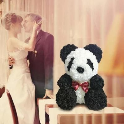 Festival for Children Artificial Flower Forever Rose Flowers China Treasure Foam Rose Panda