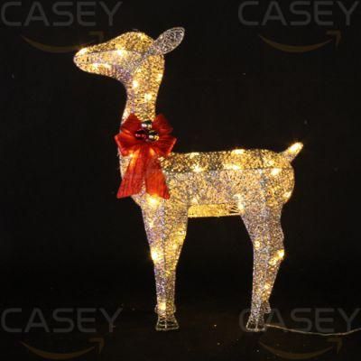High Quality Life Size Motif Light Christmas Deer for Sale
