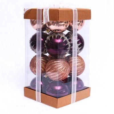 7cm Plastic Christmas Balls Christmas Bauble for Decoration