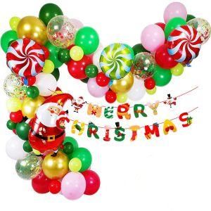 Christmas Ornament Balloon Set Christmas Balloon Garland Party Decorations
