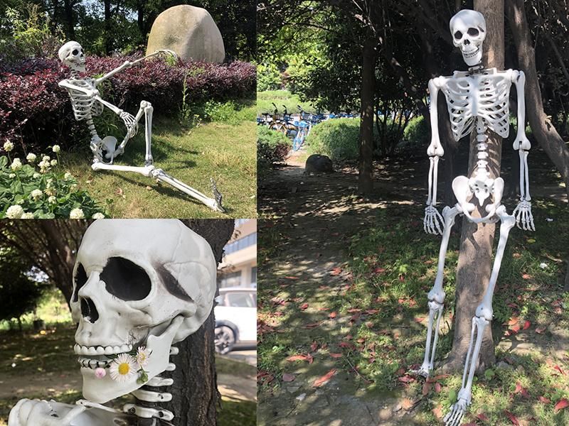 12 Foot Lawn Giant Large Headless Human Ornaments Halloween Skeleton