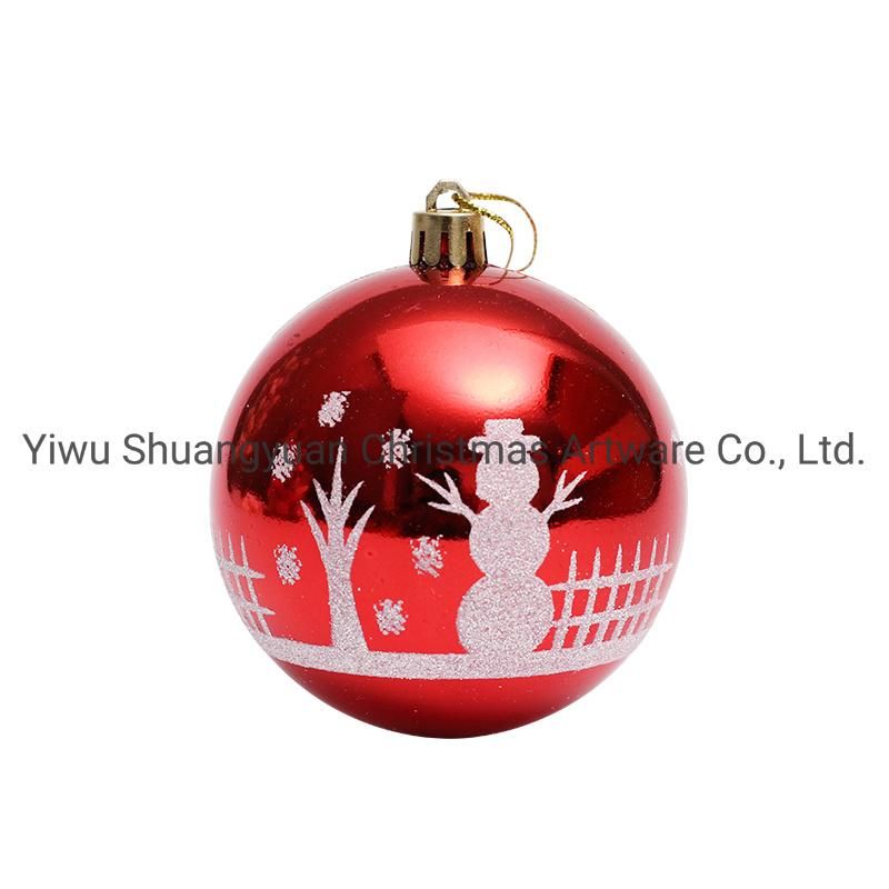 2020 New Design High Sales Christmas Shiny Painted Ball for Holiday Wedding Party Decoration Supplies Hook Ornament Craft Gifts