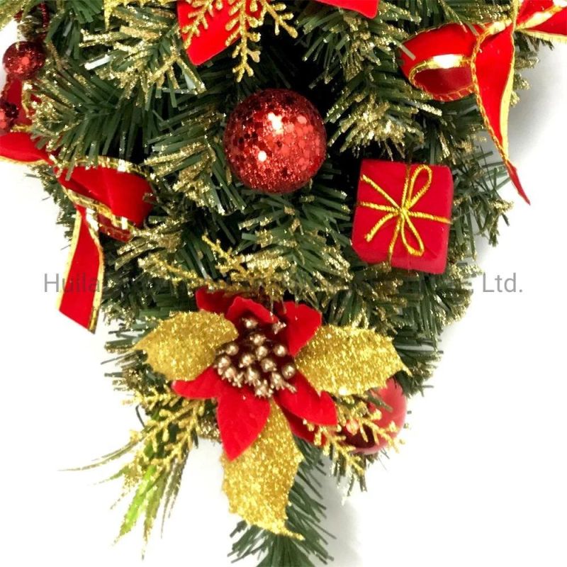 Christmas Swag Wreaths Christmas Teardrop Swag Artificial PVC Swag