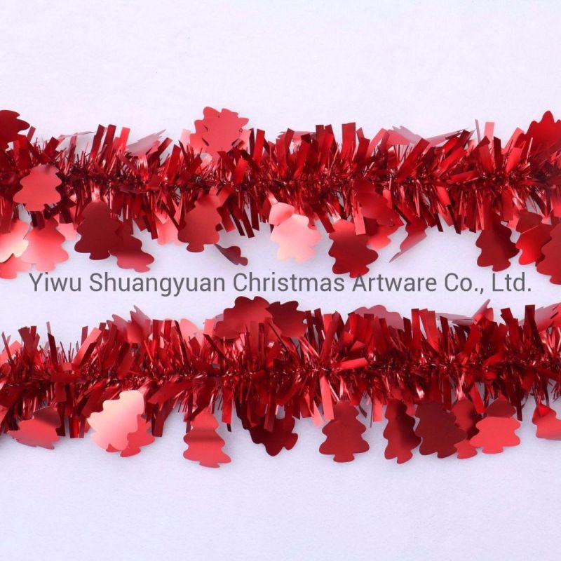 Wholesale PVC and Pet Christmas Tinsel Home Decoration
