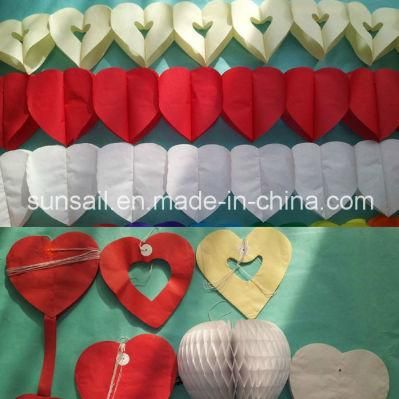 Wedding Decoration Love Heart Paper Garland