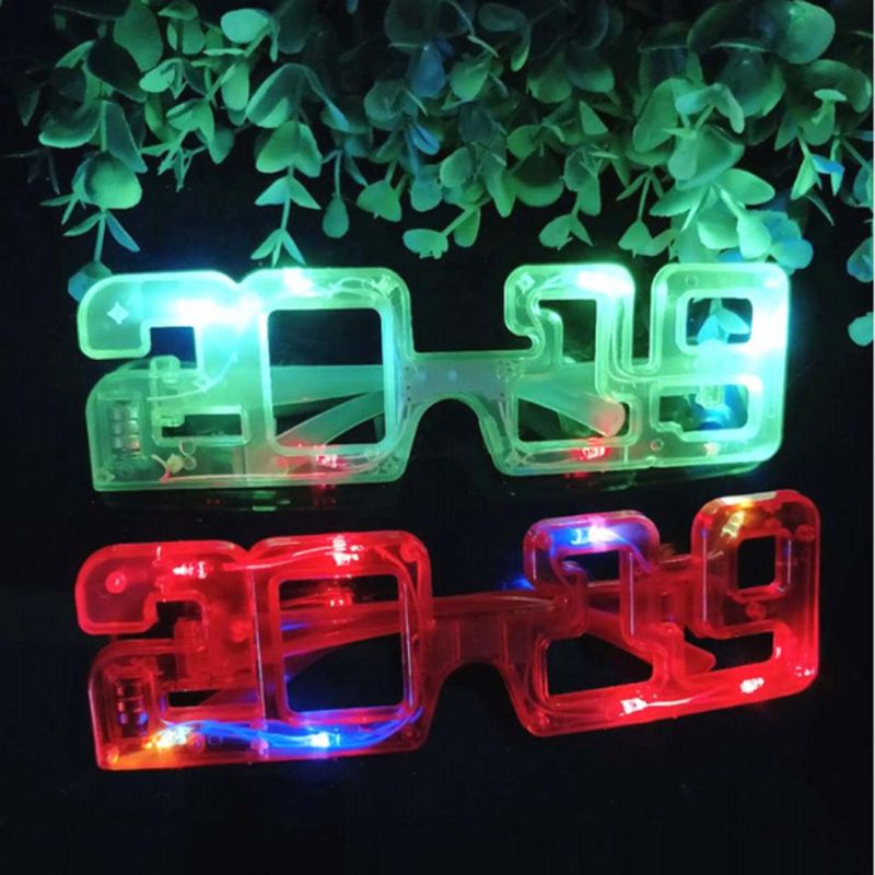 2019 Style LED Glasses for Holiday New Year′s Eve Party