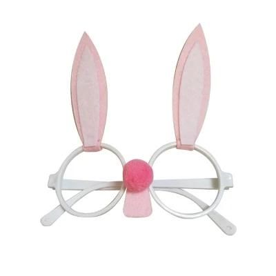 Shangyi Felt Funny Headband Children Hairbands Easter Bunny Glasses