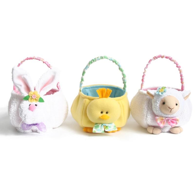 OEM/ODM Sponge Velvet Easter Bunny & Turnip Decoration Brand Word Plate Candy Basket Easter Throw Pillow Cute Cartoon Easter Gifts