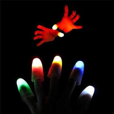 LED Finger Lamps Fake Light Fingers Magic Thumb Tips Toy