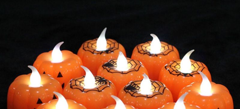 Candle Lantern Pumpkin LED Indoor Candle Lamp Mini Lantern Light