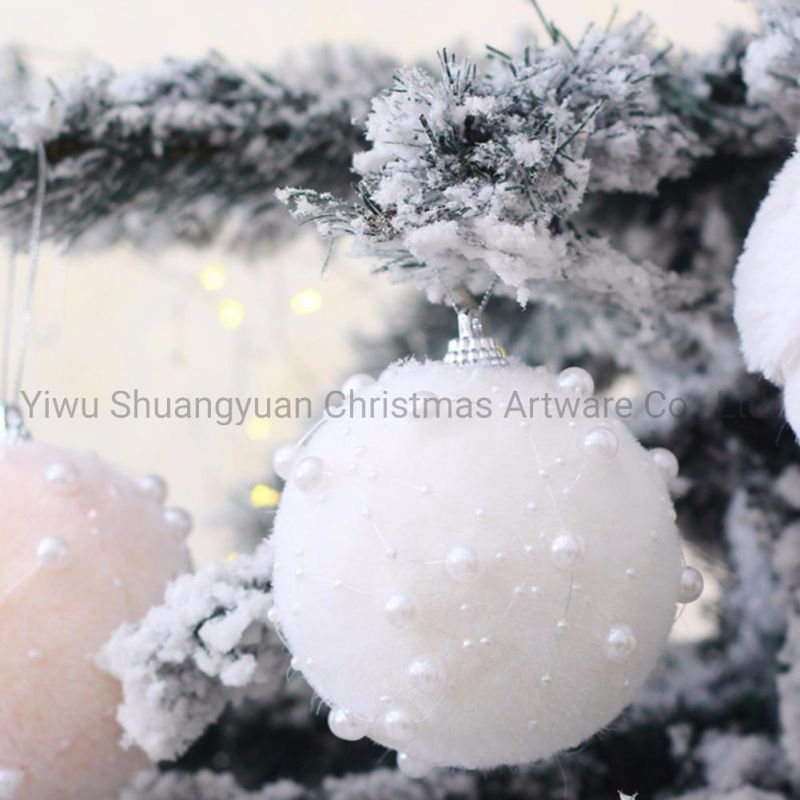 8cm New Arrival Foam Christmas Balls Ornaments Foam Hanging Ornament Christmas Tree Balls