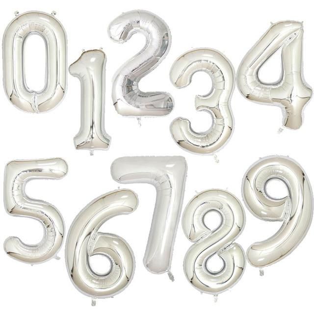 40inch Big Foil Birthday Party Supplies Number Balloons Home Decoration