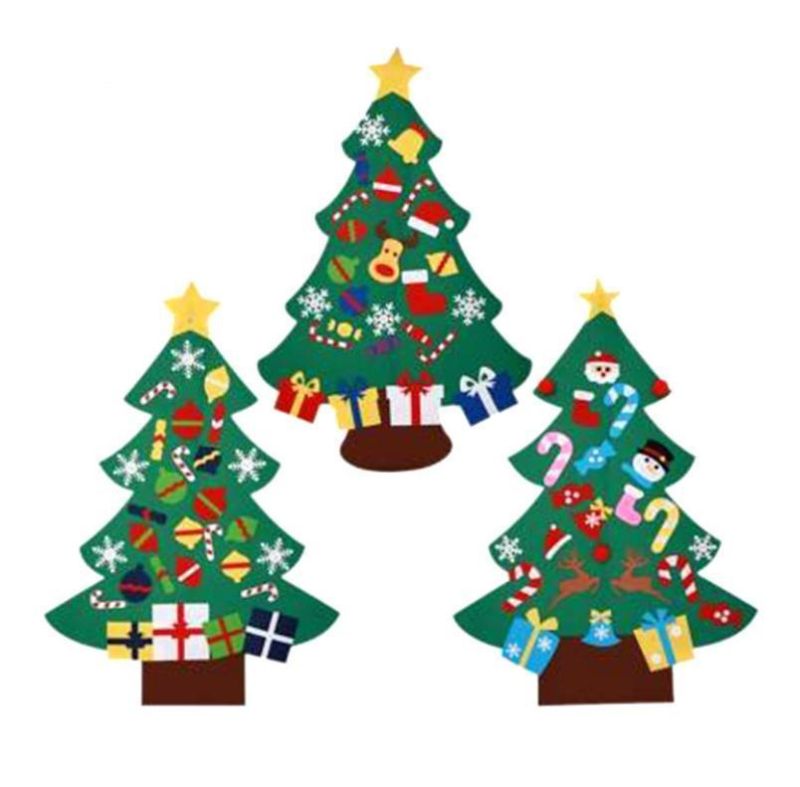 Christmas Decoration 3D Handmade Felt Home Christmas Decoration Craft Tree