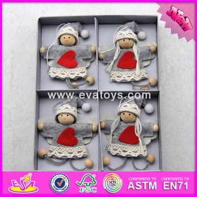 2017 Wholesale Baby Wooden Rag Dolls, Christmas Kids Wooden Rag Dolls, New Fashion Children Wooden Rag Dolls W02A219