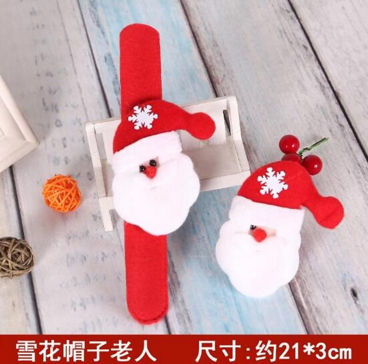 Christmas Decoration Cloth Art Clap Circle Party Wristband