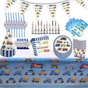 Construction Engineering Vehicles Themed Birthday Party Supplies