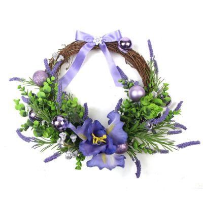 Christmas Artificial Flowers Door Wreath Decorations for All Seasons