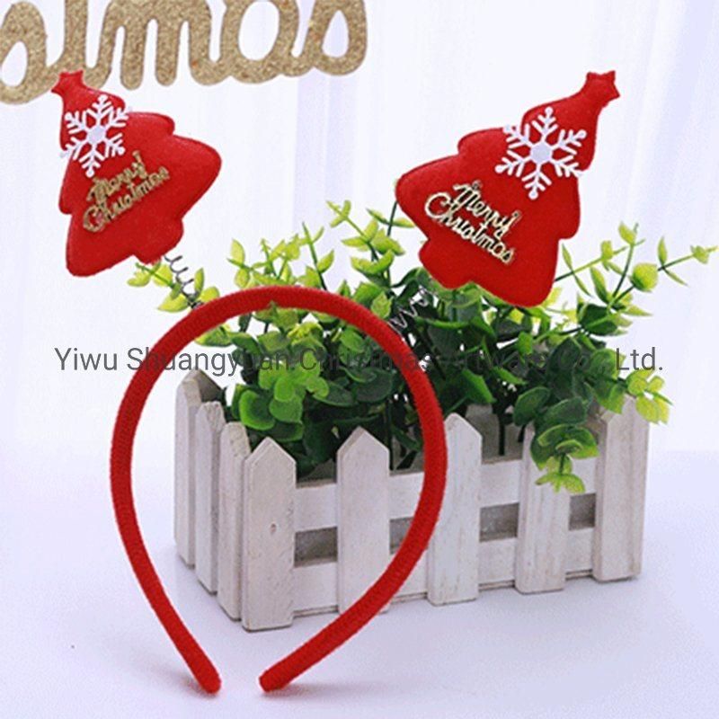 Wholesale Party Hair Band Christmas Tree Headbands