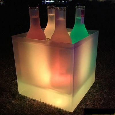 LED Ice Bucket Acrylic Colorful Ice Bucket