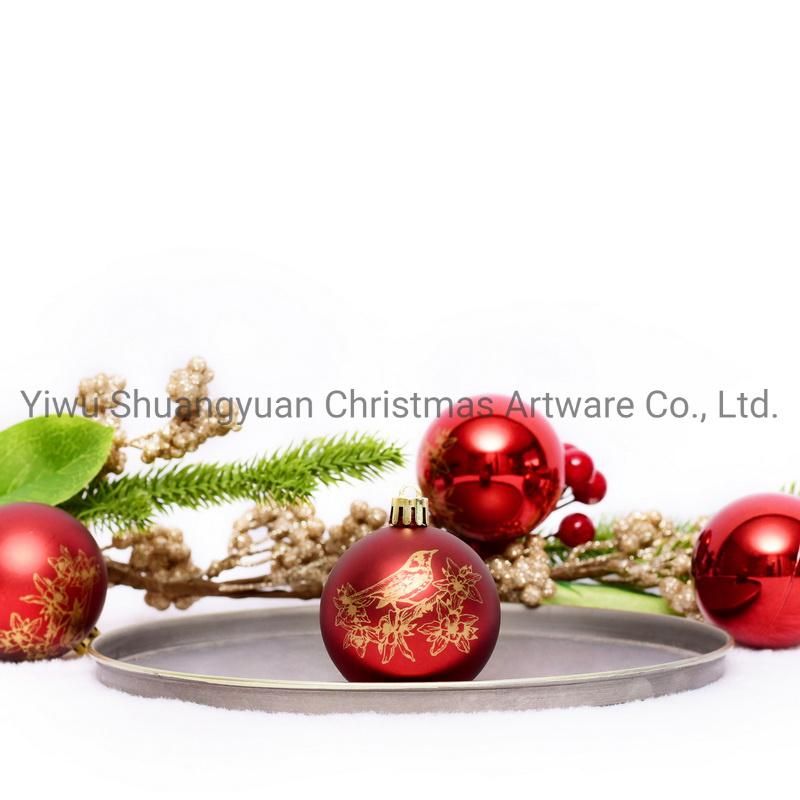 New Design Christmas Ball for Holiday Wedding Party Decoration Supplies Hook Ornament Craft Gifts