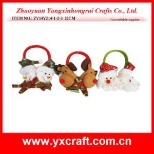 Christmas Decoration (ZY14Y214-1-2-3) Christmas Festive Party Ear Shield Christmas Fabric