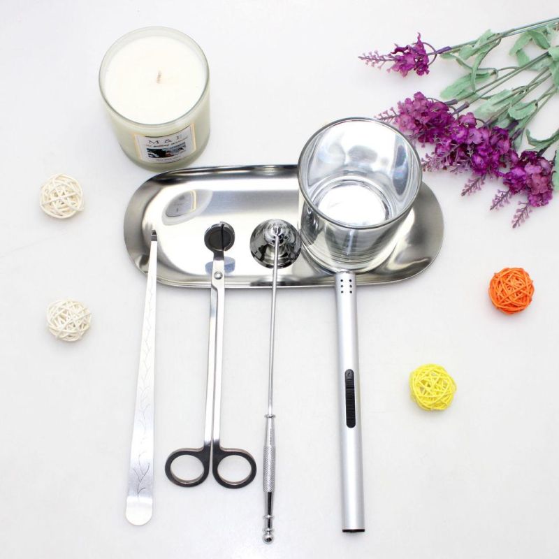 Hot Sale Custom 3 in 1 Candle Scissors Snuffer Candle Accessory Tools Set Wick Trimmer