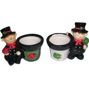 Lovely Chimney People Hat Shape Mini Brush Pot