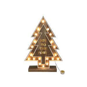 Christmas Decoration Wooden Tree Christmas Light Home Decor