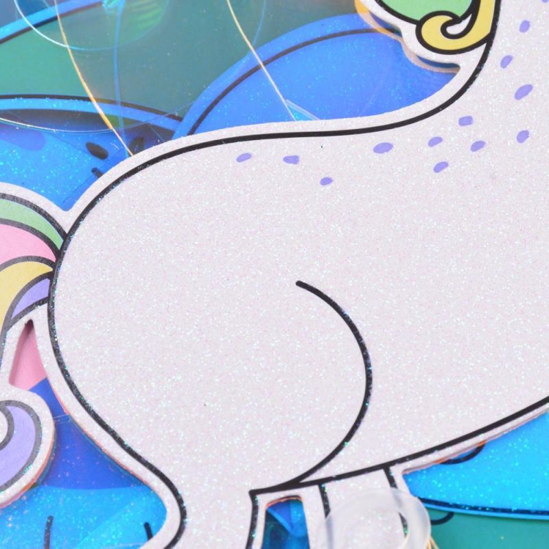 Unicorn Birthday Party Hanging Swirls Decoration