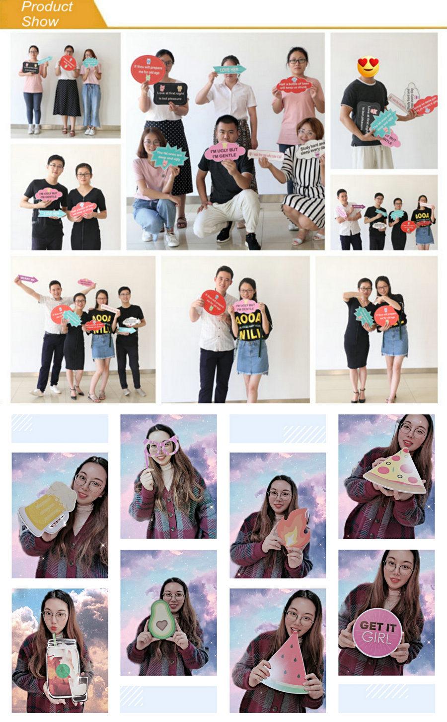 Customized PVC Sign Board Photo Booth Props