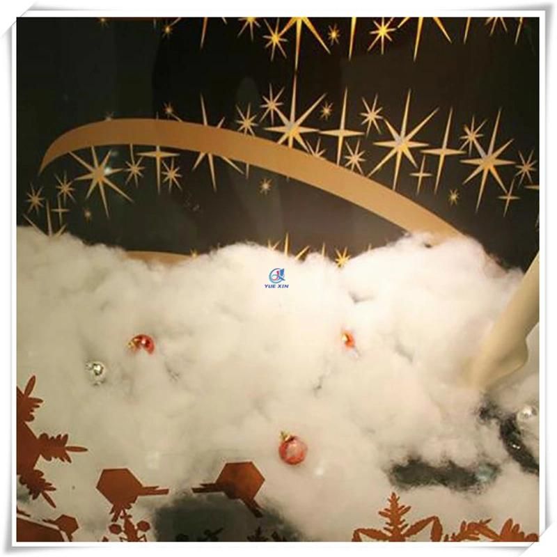 Xmas Polyester Snow Fluff Christmas Snow Scene Decorations