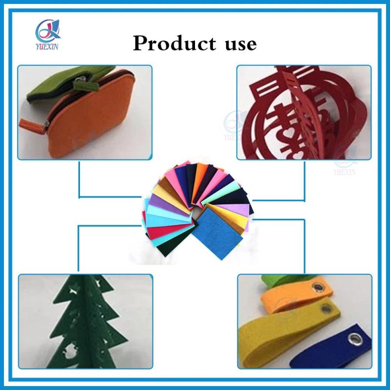 Lowest Price High Quality Polyester Colorful Felt Roll Pieces