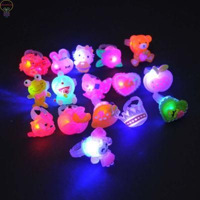 Flashing Ring LED Luminous Finger Lamp Party Toys