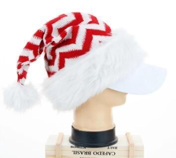 2021 New Striped Santa Hat